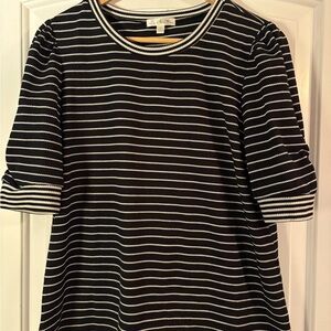 Nine Britton Monochrome Striped Knit